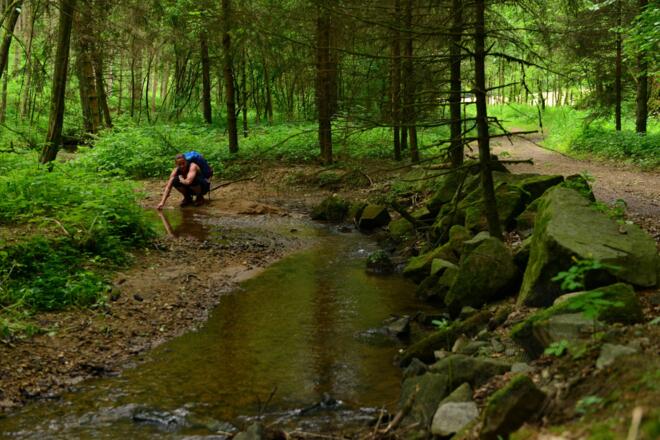 kaltes, klares Wasser