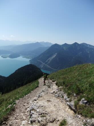 Kurz vor dem Gipfel des Jochbergs