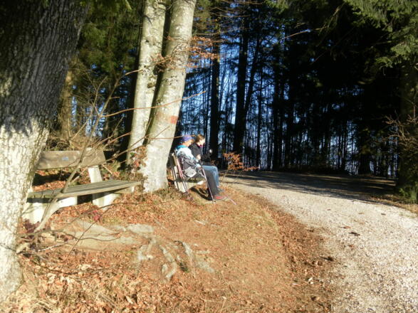 Rastplatz auf halbem Weg
