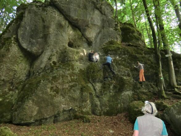 Am Drahtseil zur Amtsknechtshöhle (Nr. 25)