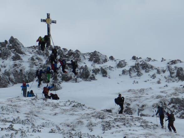 Die letzten Meter zum Gipfel