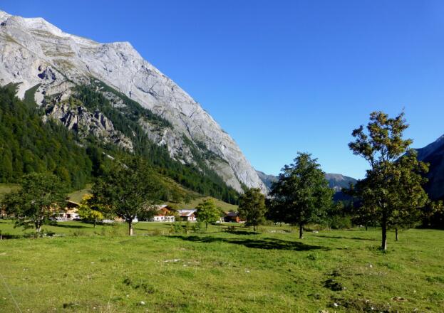 Großer Ahornboden mit den Engalmen