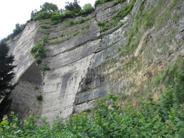 linke Wand des Klettergarten am Neutor