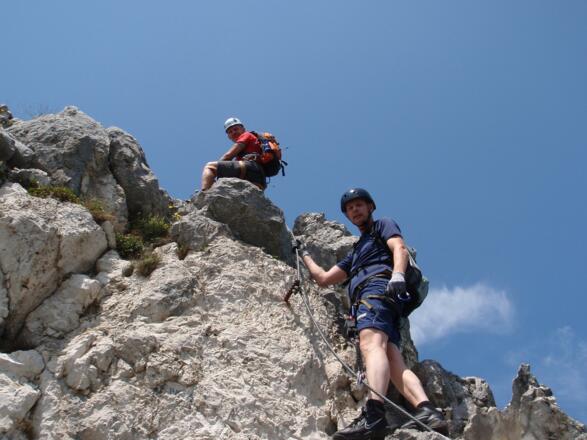 Kurz vorm Ausstieg 1040m