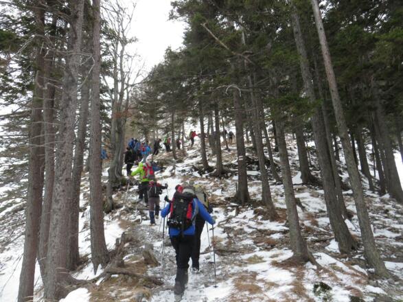 Abgewehter Rücken, jetzt gehts zu Fuß weiter