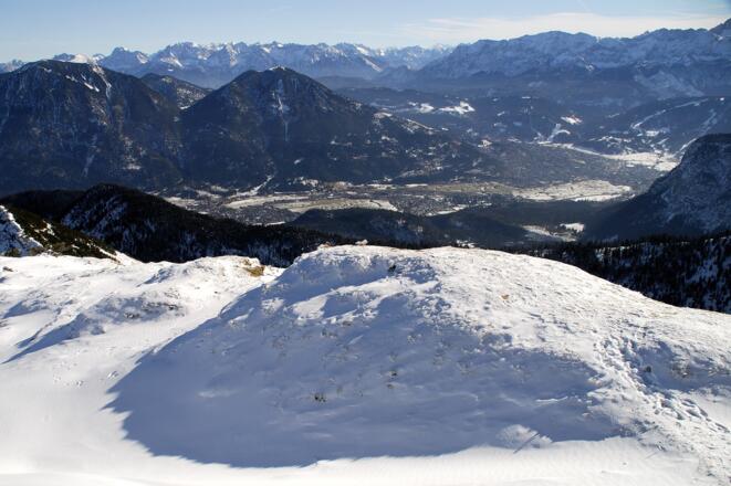 Garmisch mit dem Wank als Hausberg