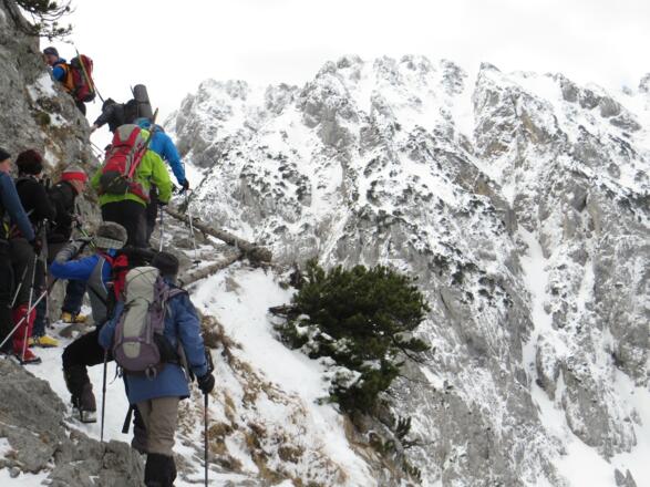 Engstelle, im Hintergrund der Mittelstaufen