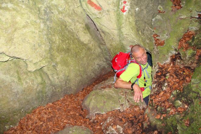 Ohne Rucksack würde es wohl leichter gehen :)