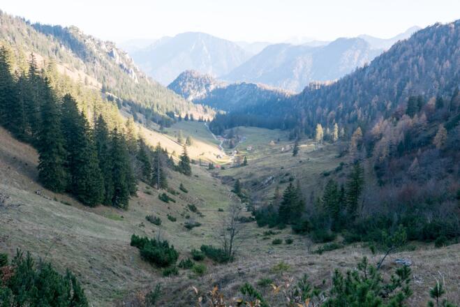 2. Abstiegsmöglichkeit zur Thoraualm. Unser Weg