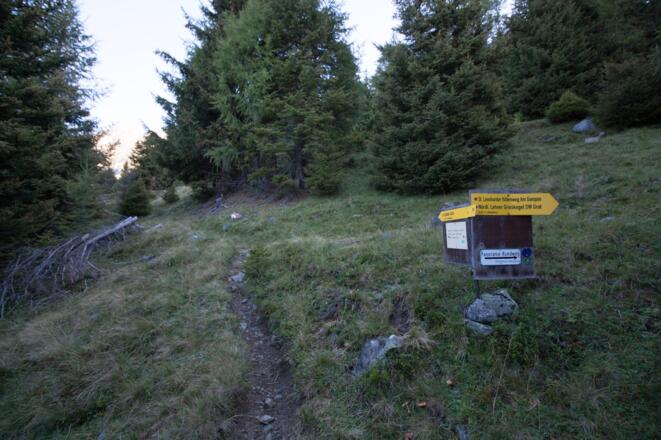 Weiter Richtung Lehnerjoch