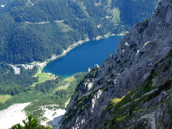 Gosausee von oben