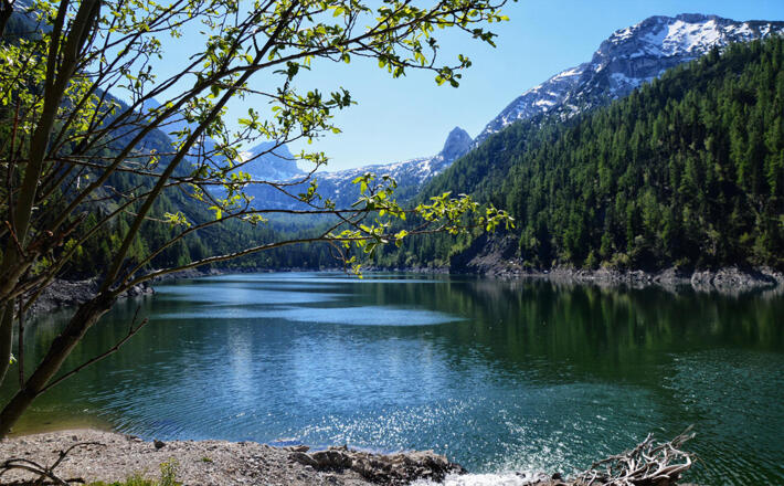 Der Dießbach-Stausee