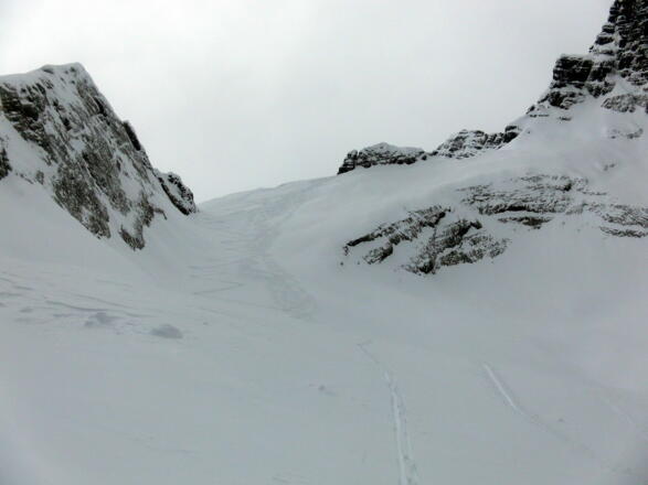 Skischartenabfahrt