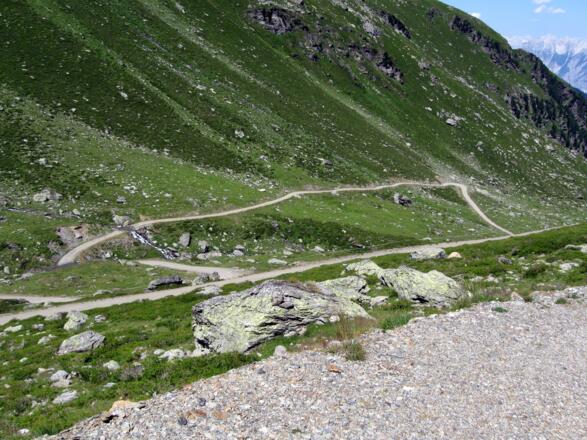 Die letzten Meter der "Panoramastraße" haben es noch einmal in sich.