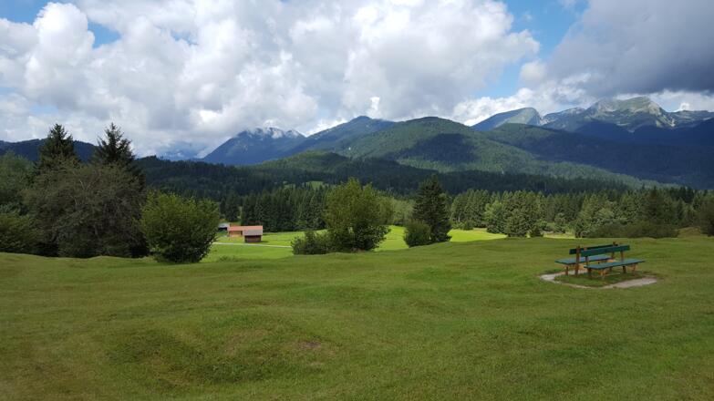 Blick in Richtung Estergebirge