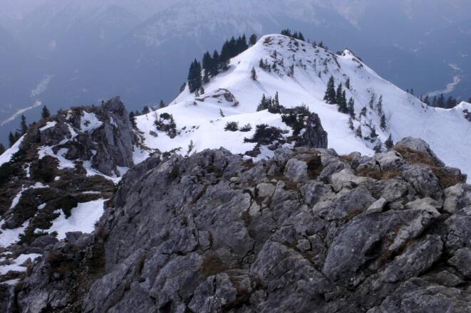 Blick vom Teufelstättkopf nach Westen