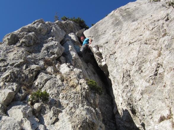 Gallenstein - tolle Kaminkletterei