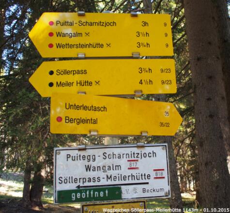 Weg ins Puittal