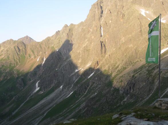 Silhouette der Faselfadspitz