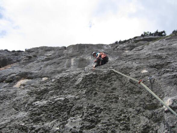 tolle erste Seillänge