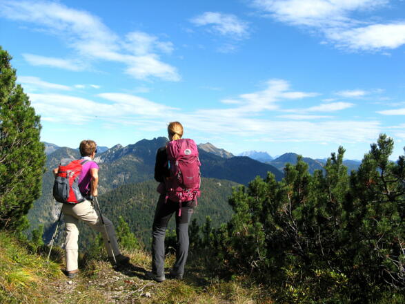 Immer wieder öffnen sich schöne Ausblicke!