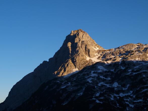 Aufstieg, Seehorn am Morgen
