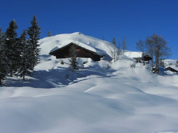 An der Feriensiedlung Durchkaseralm