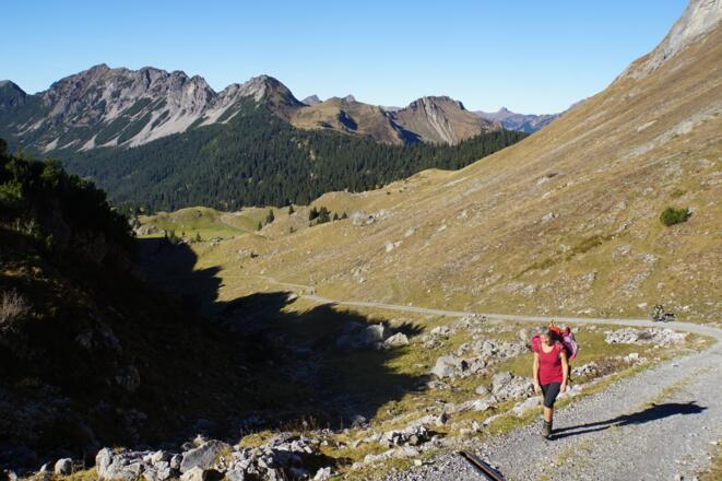 Richtung obere Laguzalpe