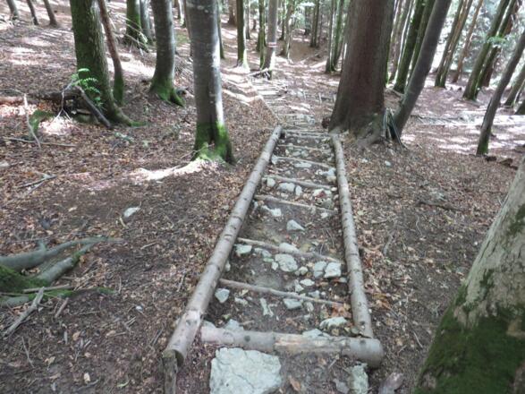 Wegausbau des DAV Bad Reichenhall, bequemer gehts nicht