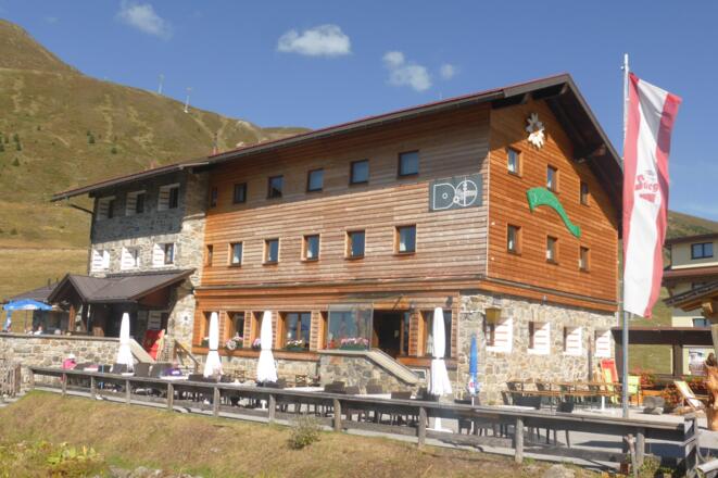 Dortmunder Hütte auf dem Kühtai.