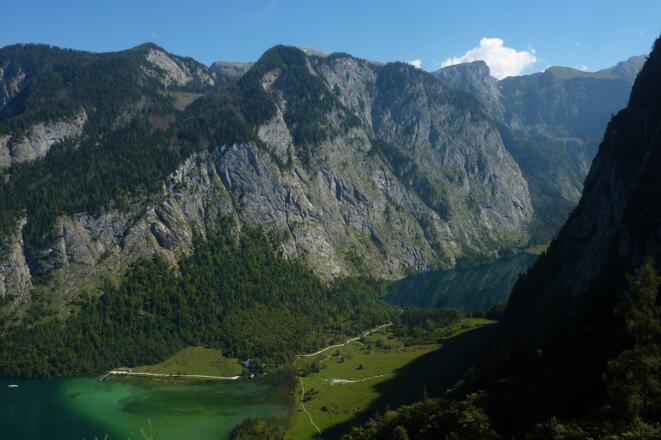 Ausblick vom Sagereckersteig