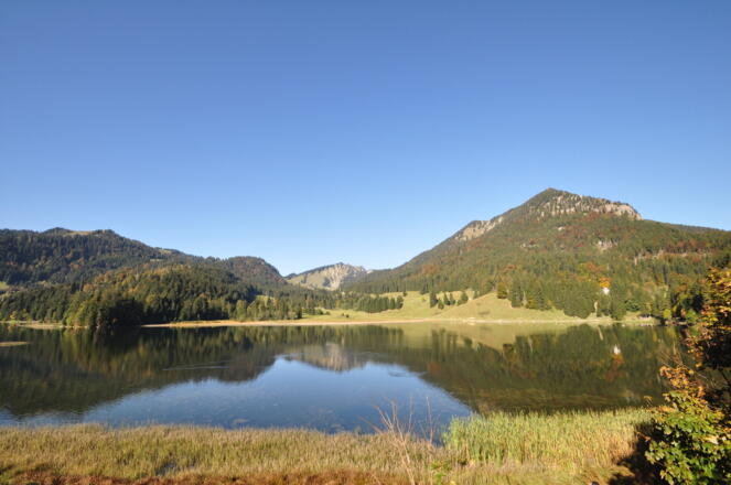 Herbstimpressionen am nahegelegenen Spitzingsee
