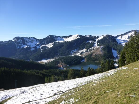 Aufstieg zur Schönfeldhütte
