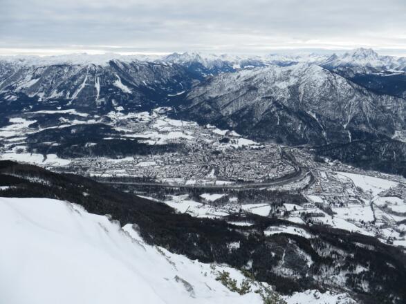 Tiefblick nach Bad Reichenhall