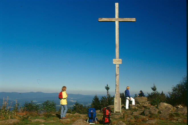 Vom Pröller-Gipfel haben wir bei guter Sicht einen phantastischen Ausblick.