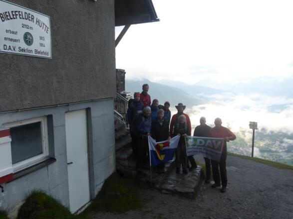 Der letzte Morgen vor dem Ziel. Grau und verhangen!