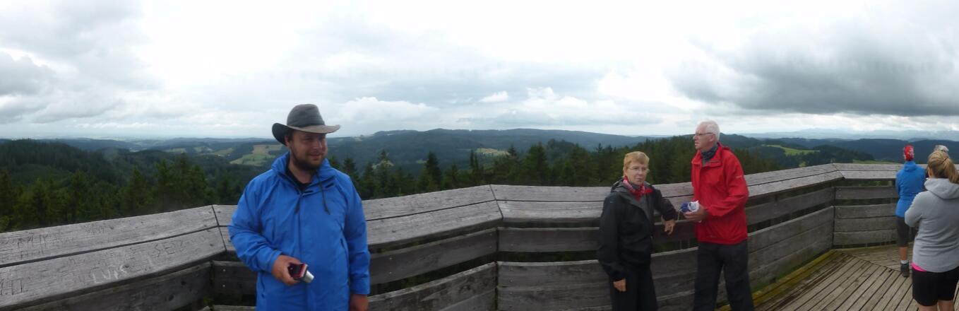 Panoramabild vom Aussichtsturm.