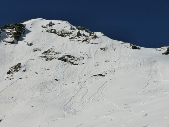 Iseler Südhang, mit Selbstauslösungen
