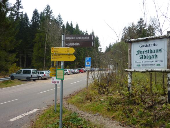 Ausgangspunkt - Wanderparkplatz Adlgaß