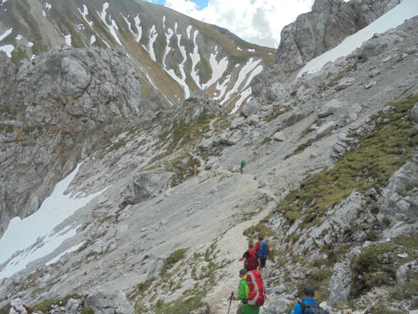 Talkessel nach dem Gatterl auf dem Weg nach Ehrwald