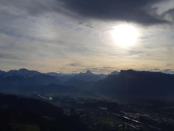 Gegenlichtaufnahme nach Süden
