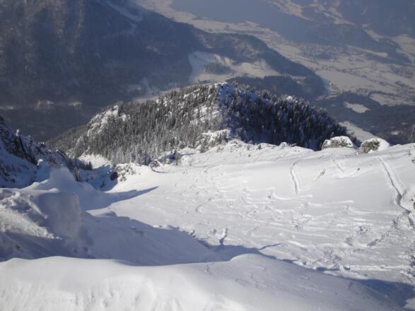 Die Hänge sind steiler als man glaubt!