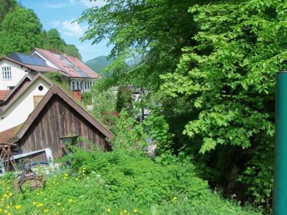 Die Turbine am Bach.