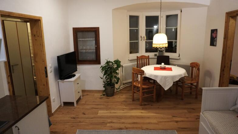 Essbereich Schergentor Ferienwohnung