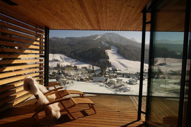Terrasse im Winter