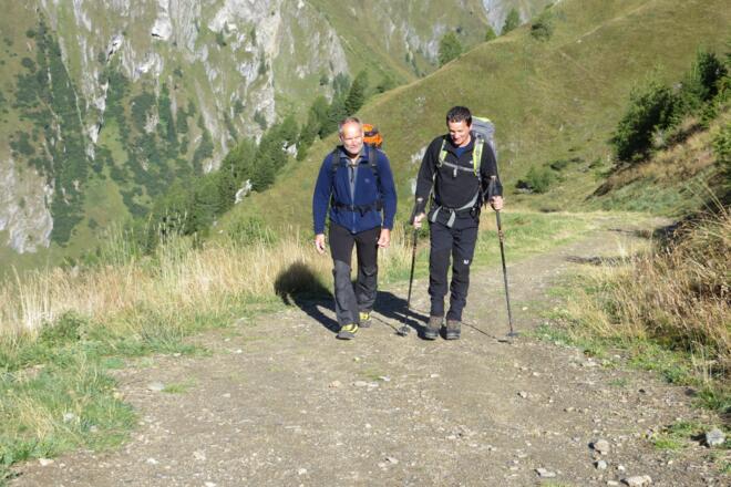 am Karrenweg zur Glorerhütte