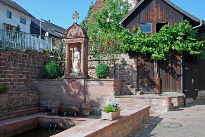 Der Ottilienbrunnen in Rüdenau