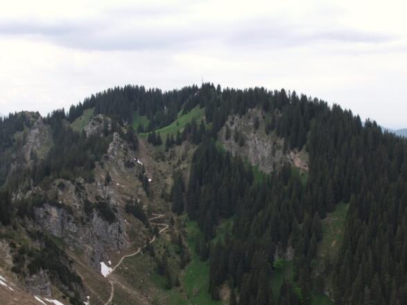 Blick Richtung Laberjochhaus
