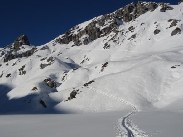 Aufstieg zur Kühleitenschneid (Variante)