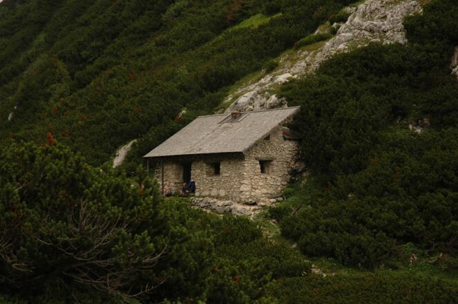 alte Zollhütte in der Mittagsscharte